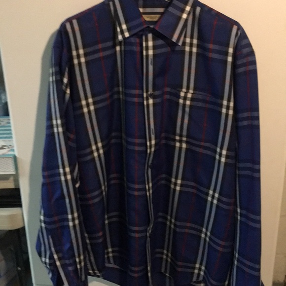 burberry plaid dress shirt